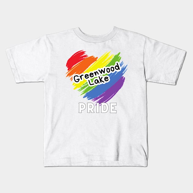 Greenwood Lake Pride-1 Kids T-Shirt by Tom Kenison Designs